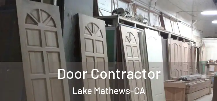 Door Contractor Lake Mathews-CA