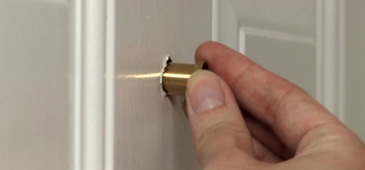 peephole door repair in Lake Mathews